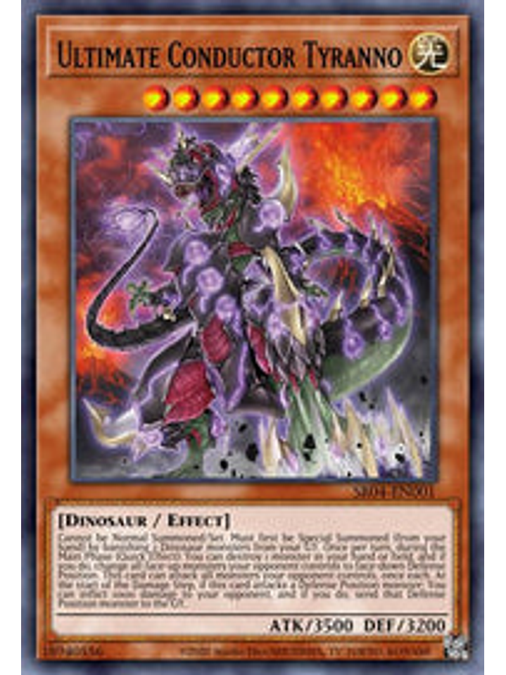 Ultimate Conductor Tyranno - WISU-EN009 - Rare 1st Edition 1