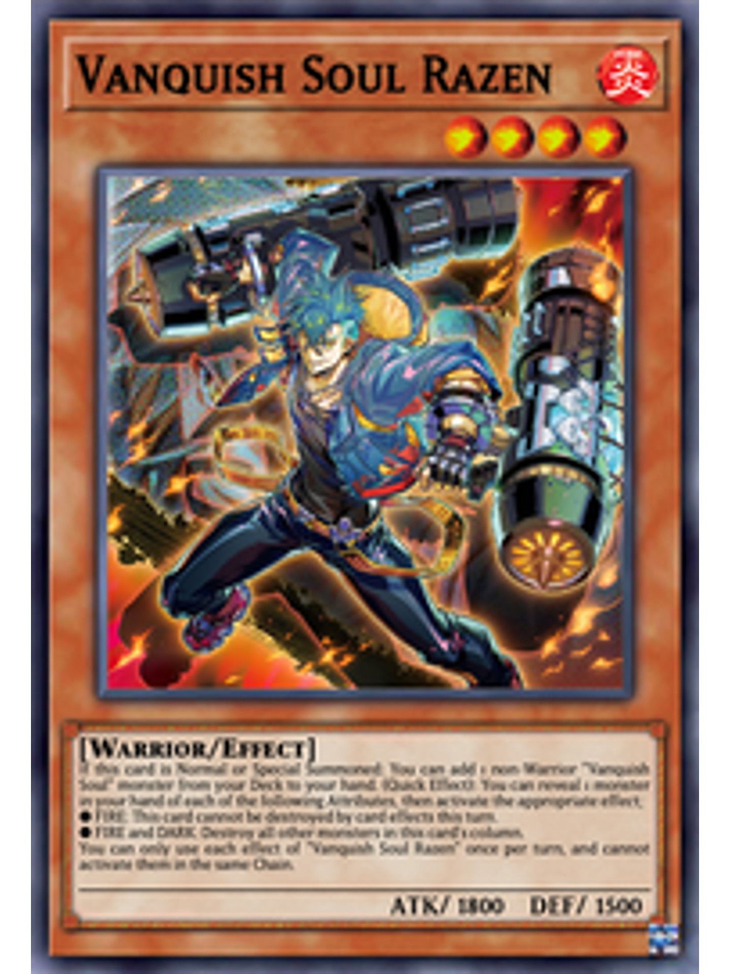 Vanquish Soul Razen - WISU-EN016 - Ultra Rare 1st Edition 1