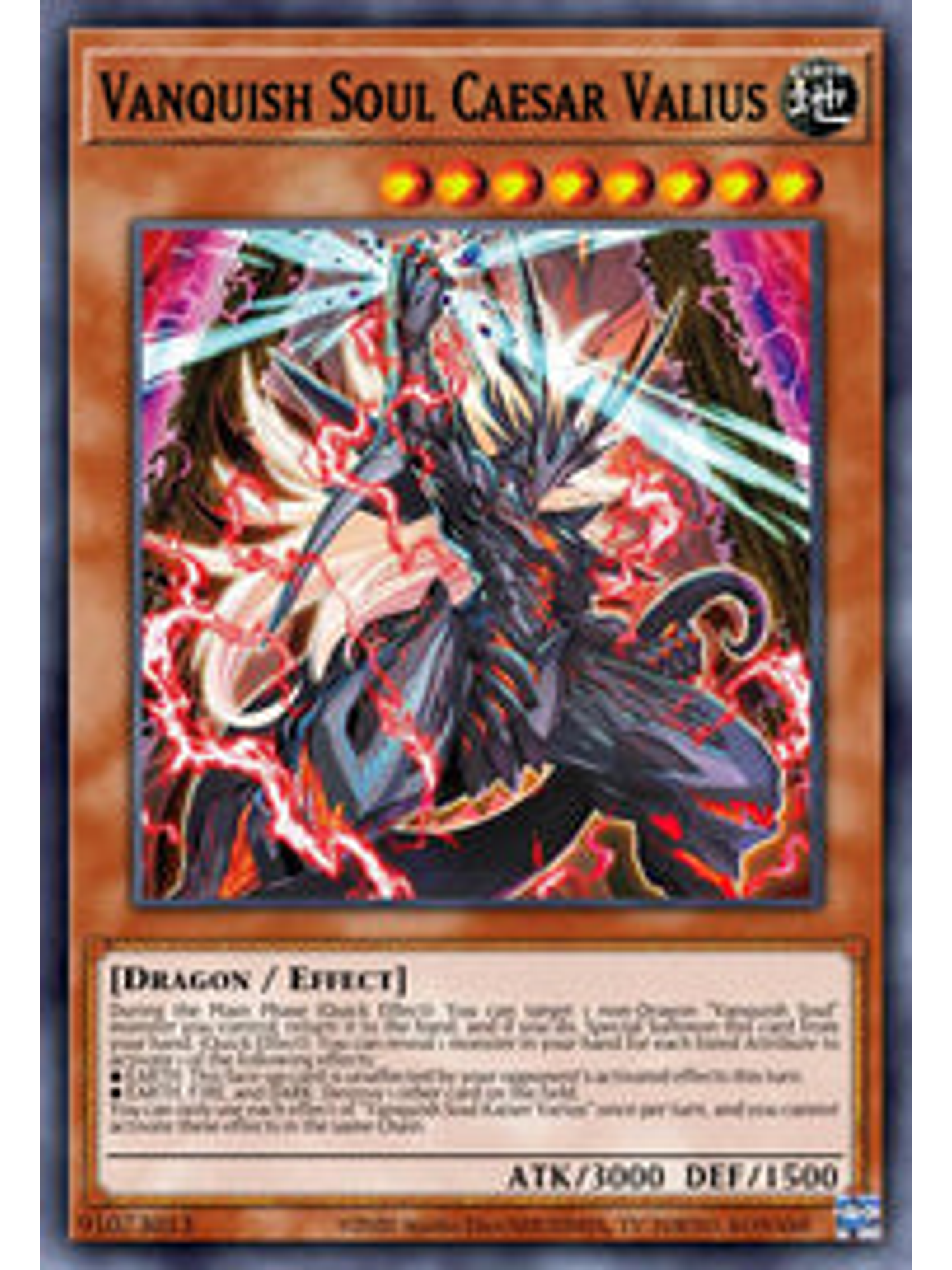 Vanquish Soul Caesar Valius - WISU-EN021 - Collector's Rare 1st Edition 1