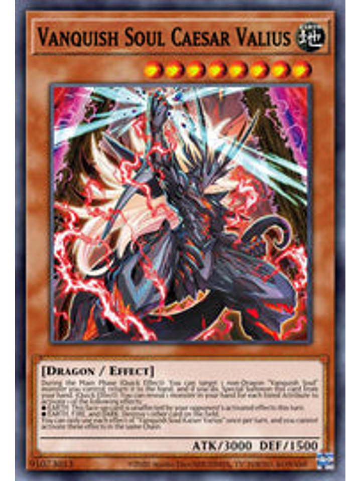 Vanquish Soul Caesar Valius - WISU-EN021 - Collector's Rare 1st Edition 1