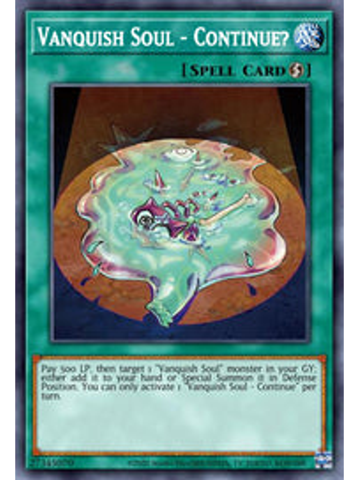 Vanquish Soul - Continue? - WISU-EN025 - Super Rare 1st Edition 1