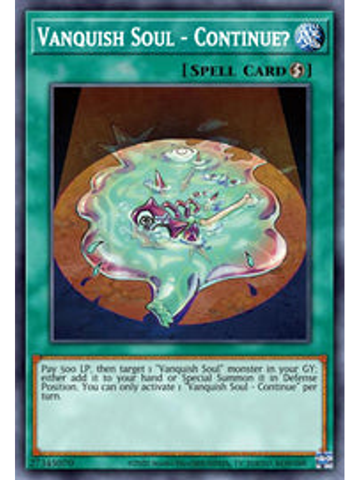 Vanquish Soul - Continue? - WISU-EN025 - Super Rare 1st Edition 1