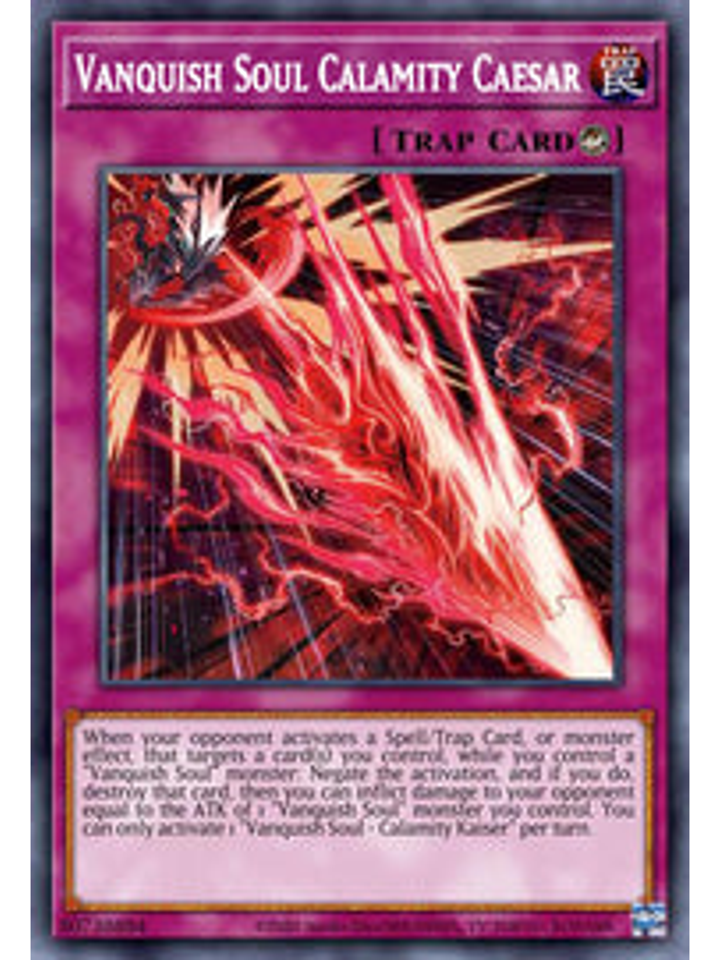 Vanquish Soul Calamity Caesar - WISU-EN027 - Rare 1st Edition 1