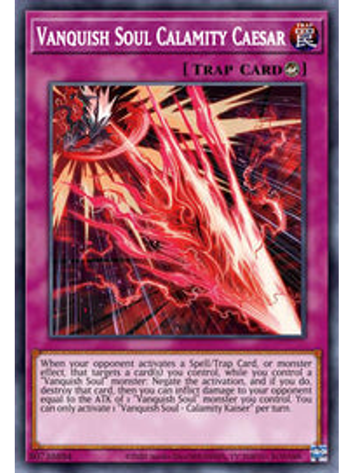Vanquish Soul Calamity Caesar - WISU-EN027 - Rare 1st Edition 1