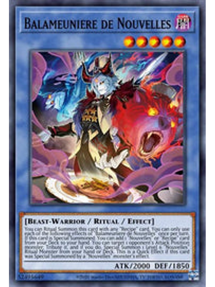 Balameuniere de Nouvelles - WISU-EN033 - Super Rare 1st Edition 1