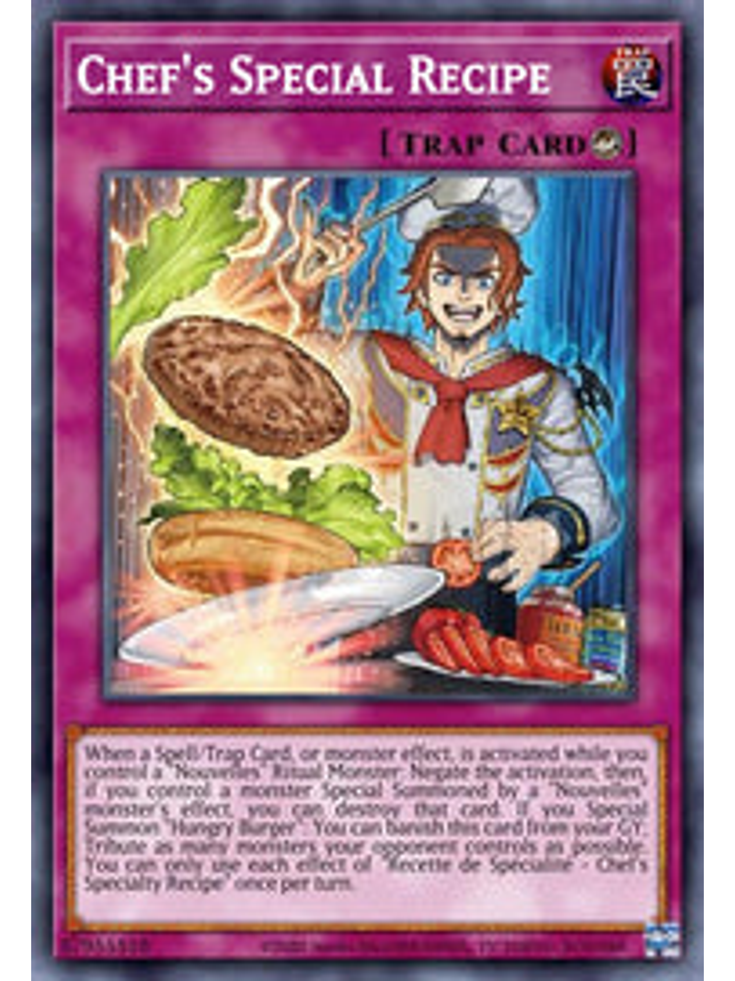 Chef's Special Recipe - WISU-EN040 - Rare 1st Edition 1