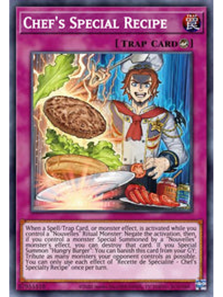 Chef's Special Recipe - WISU-EN040 - Rare 1st Edition 1