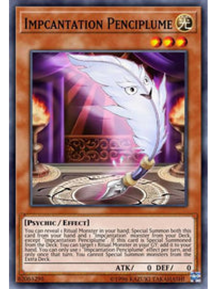 Impcantation Penciplume - WISU-EN048 - Rare 1st Edition 1