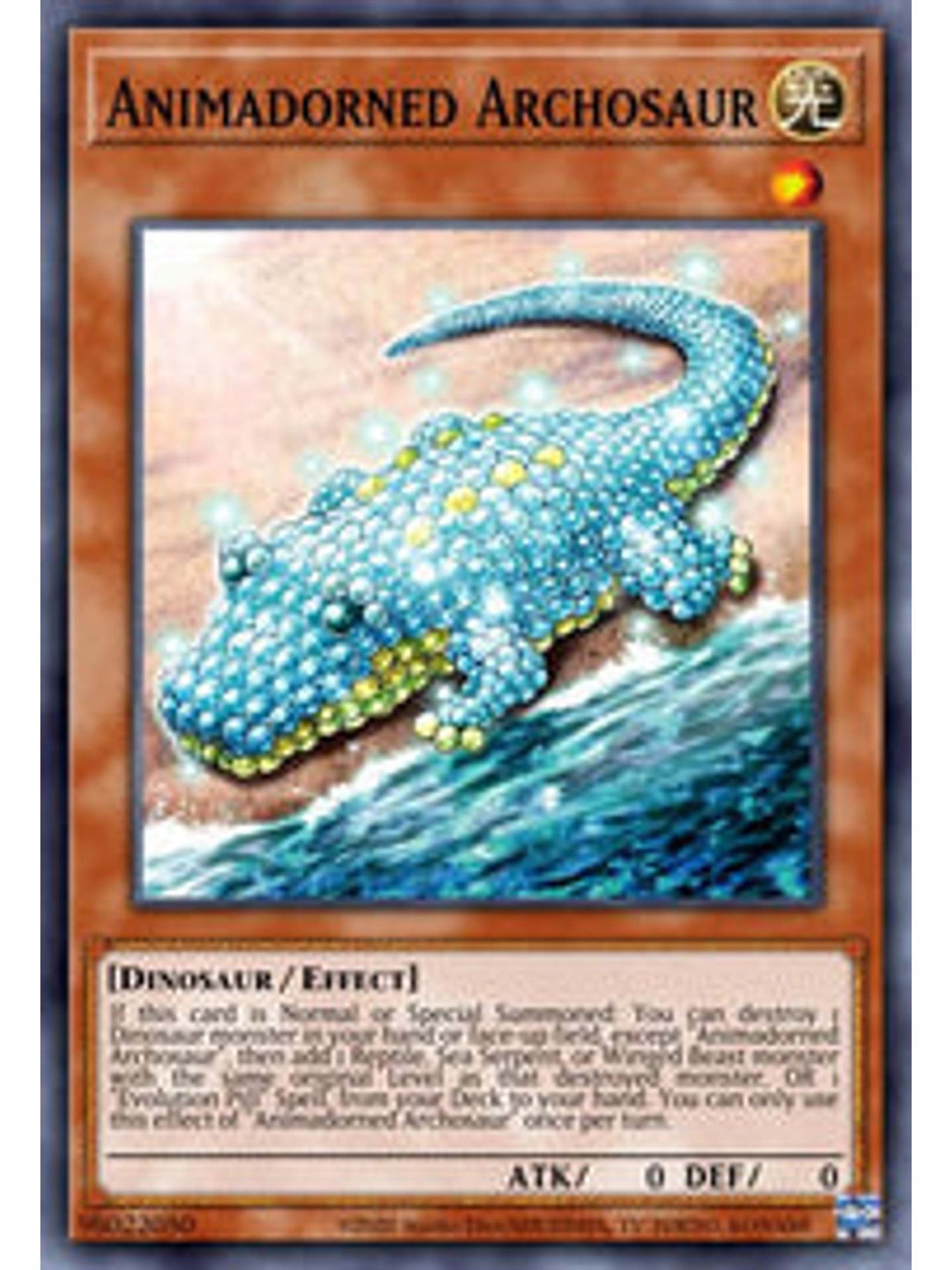 Animadorned Archosaur - WISU-EN050 - Rare 1st Edition 1