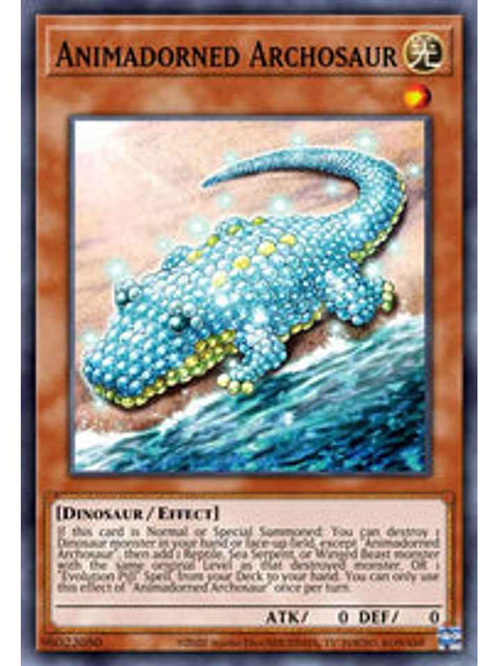 Animadorned Archosaur - WISU-EN050 - Rare 1st Edition 1