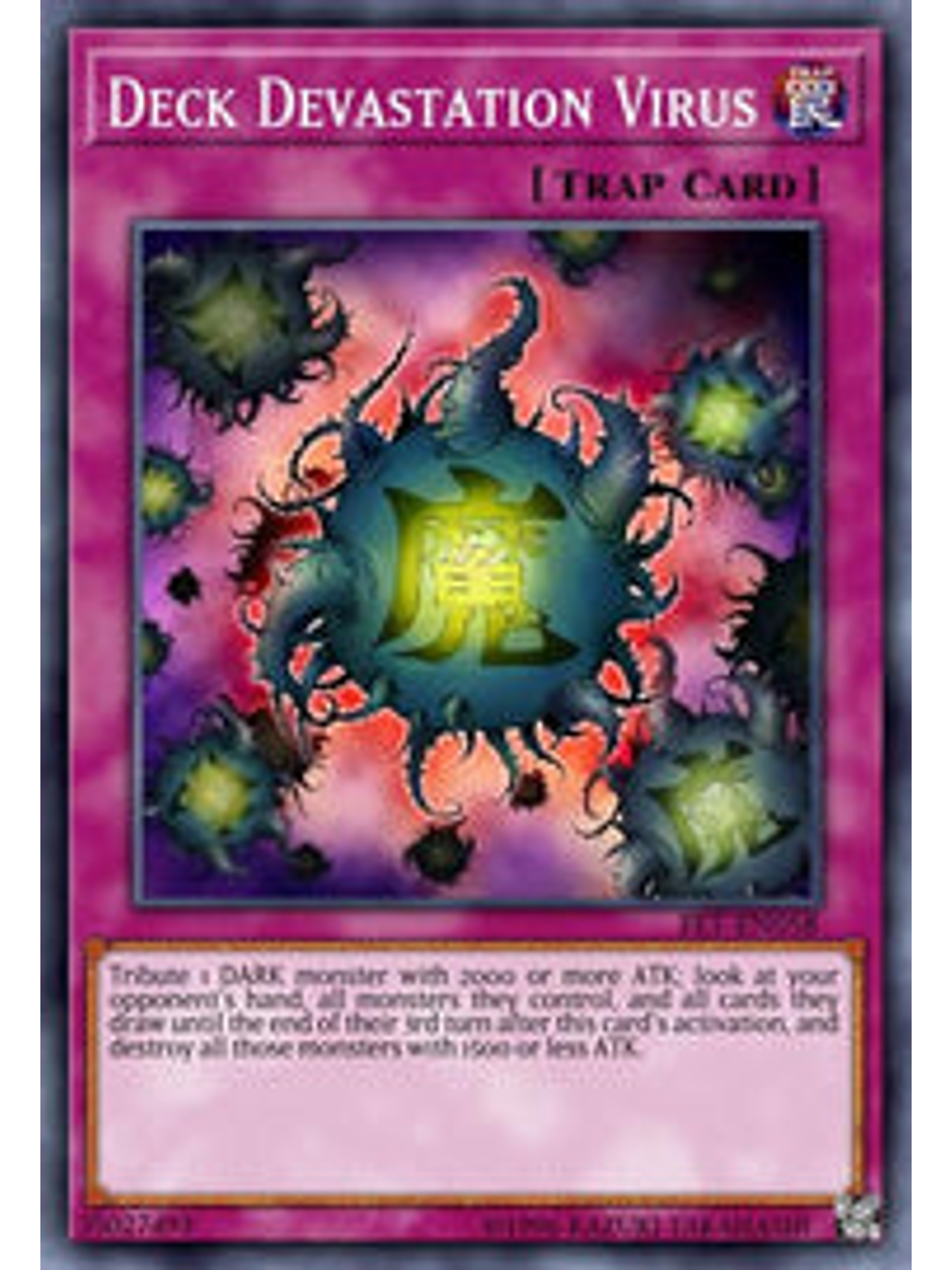 Deck Devastation Virus - WISU-EN058 - Rare 1st Edition 1