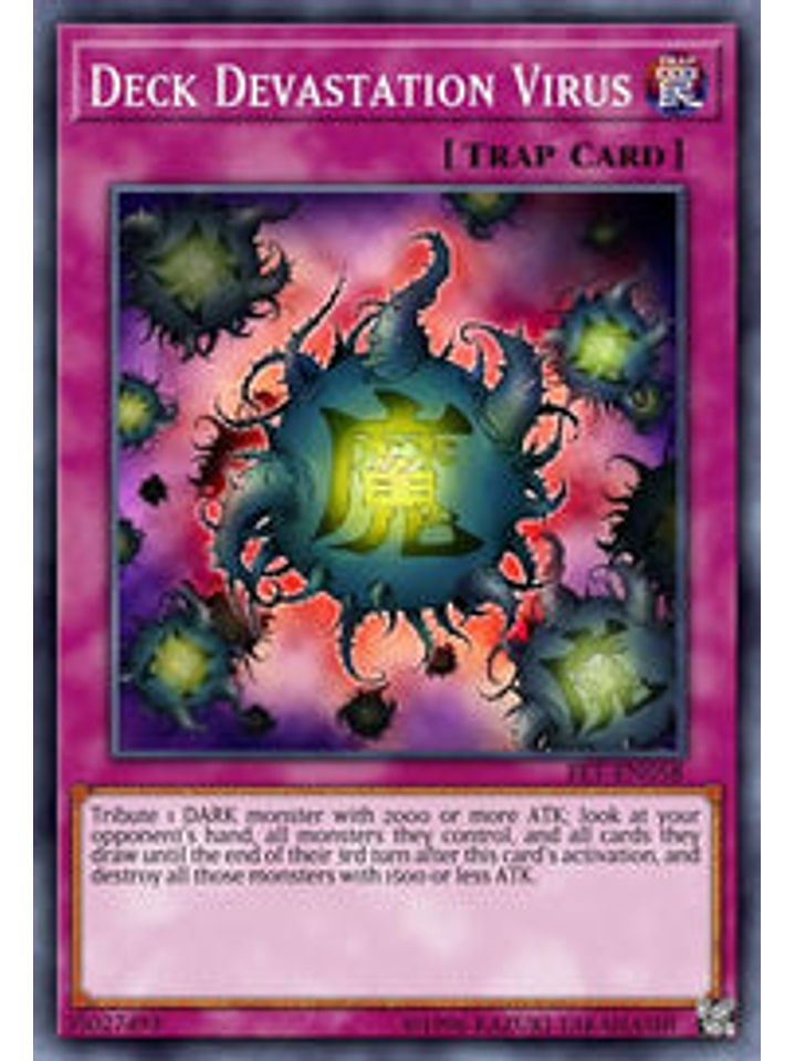 Deck Devastation Virus - WISU-EN058 - Rare 1st Edition 1