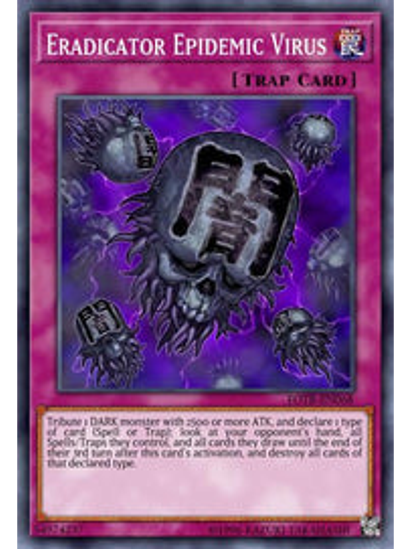 Eradicator Epidemic Virus - WISU-EN059 - Rare 1st Edition 1