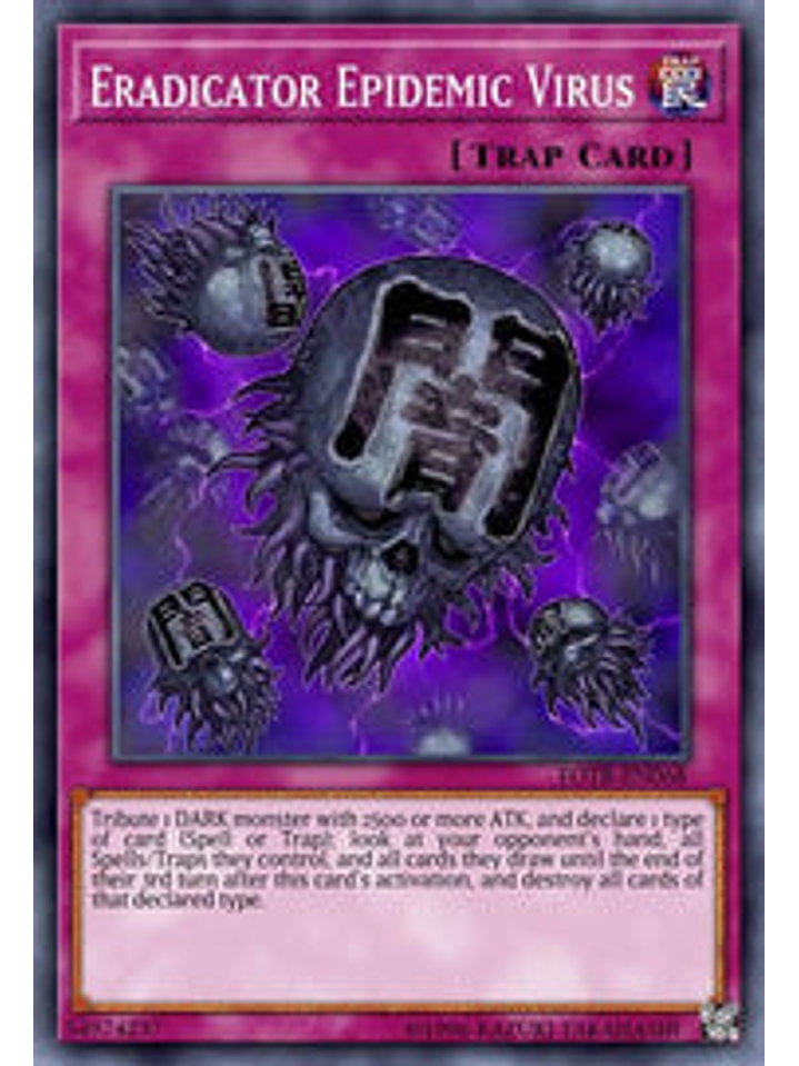 Eradicator Epidemic Virus - WISU-EN059 - Rare 1st Edition 1