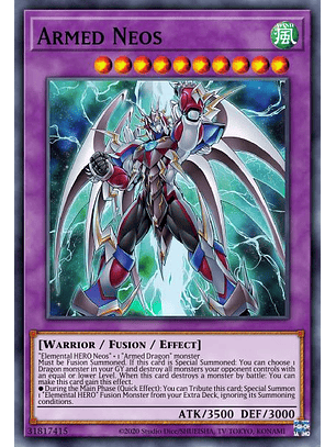 Armed Neos - BLMR-EN002 - Secret Rare 1st Edition