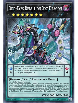 Odd-Eyes Rebellion Xyz Dragon - BLMR-EN005 - Ultra Rare 1st Edition