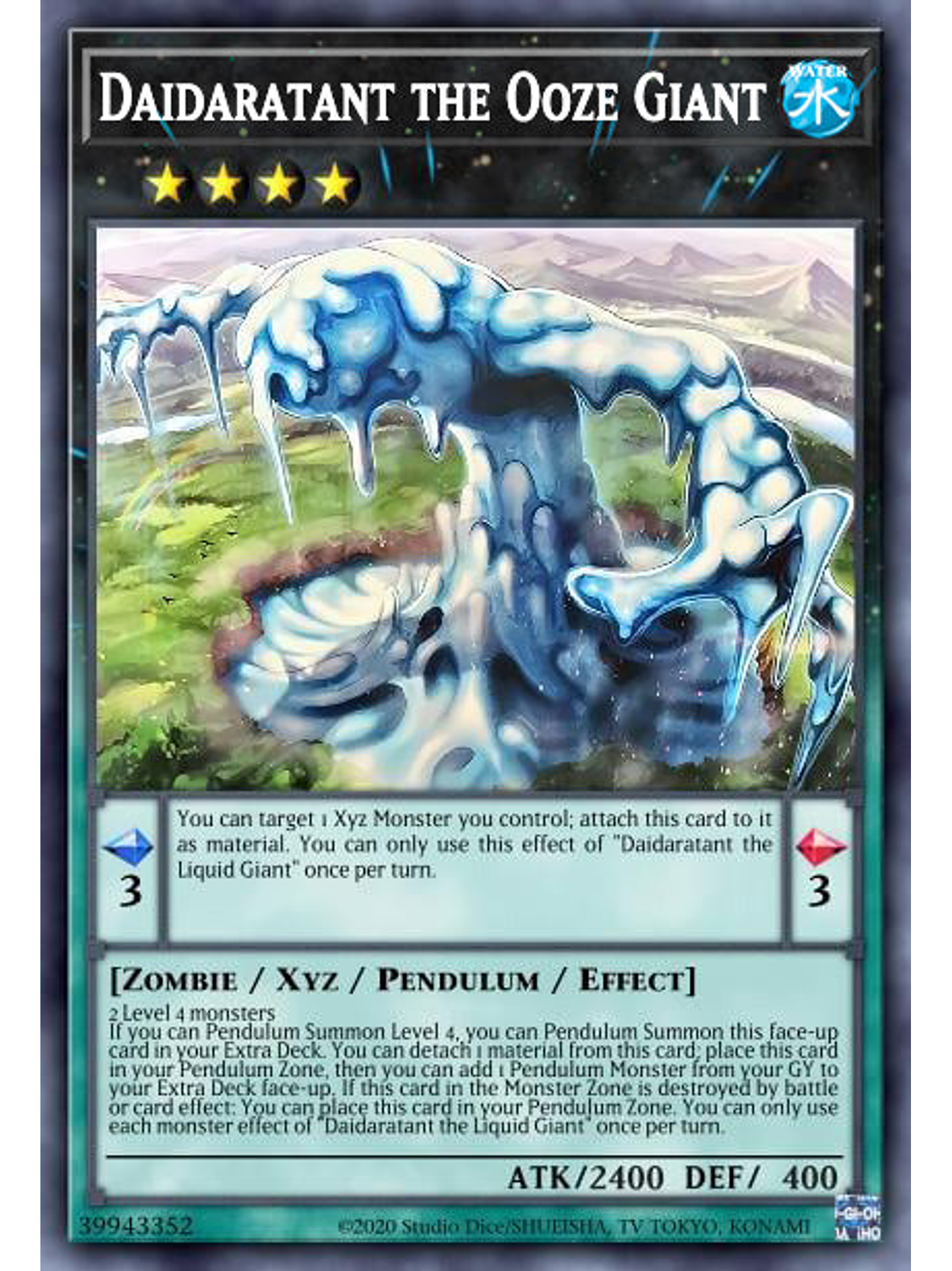 Daidaratant the Ooze Giant - BLMR-EN009 - Secret Rare 1st Edition 1