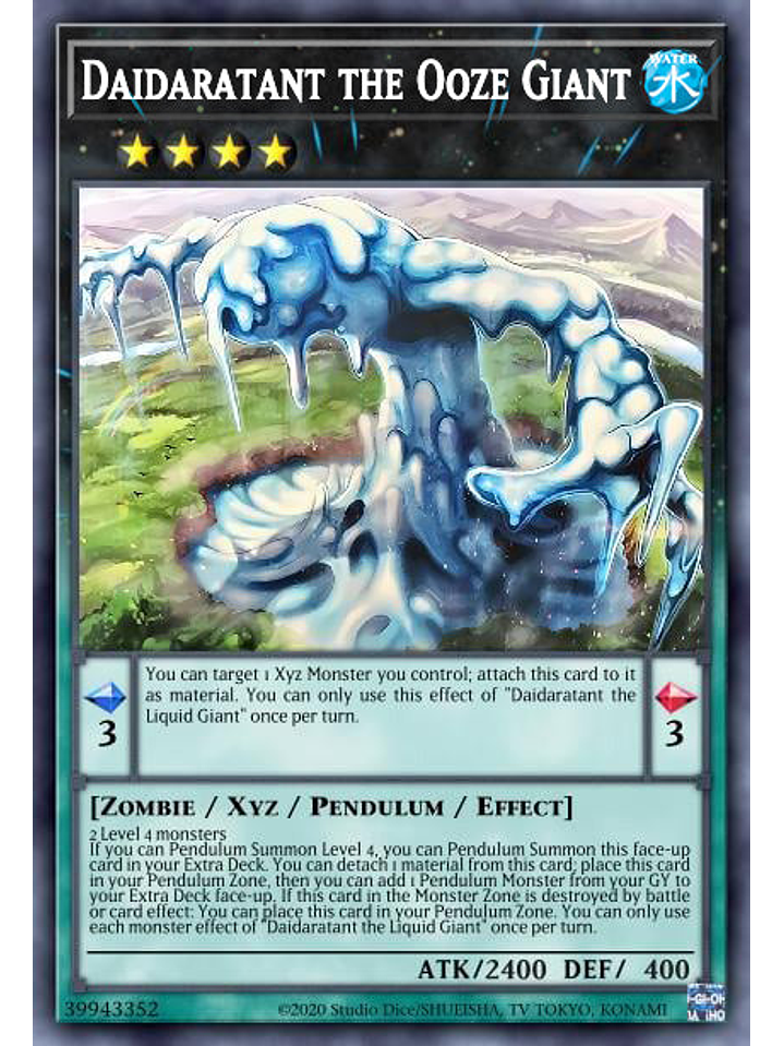 Daidaratant the Ooze Giant - BLMR-EN009 - Secret Rare 1st Edition 1