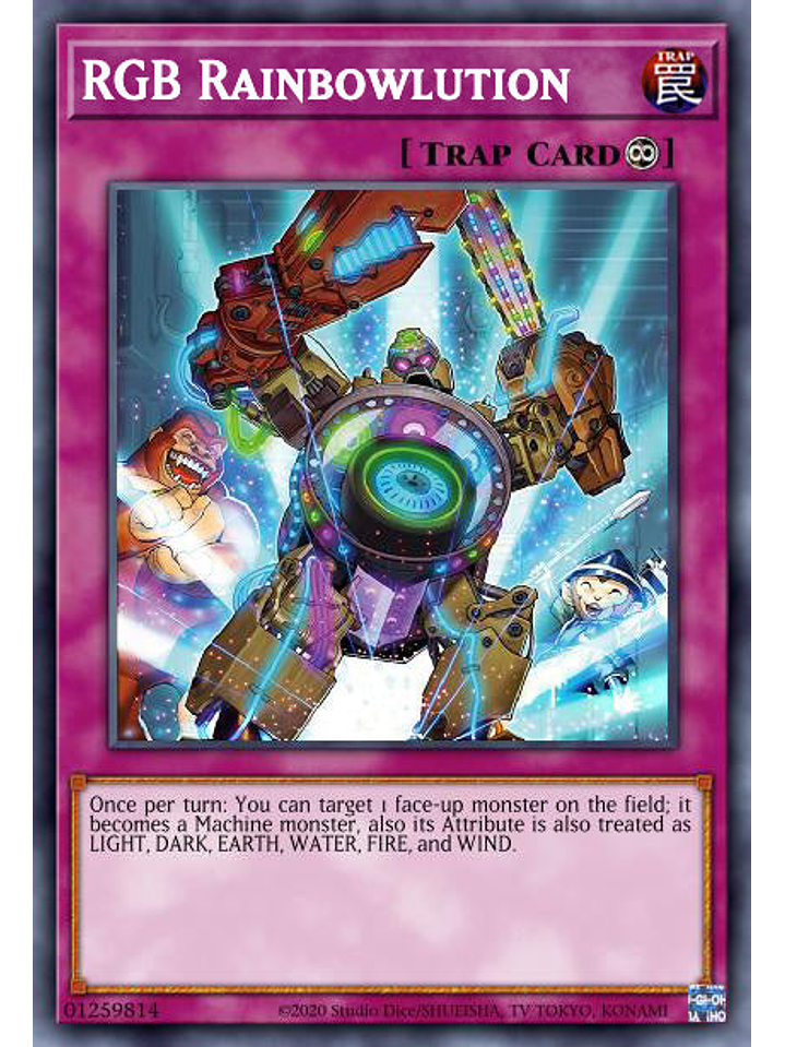 RGB Rainbowlution - BLMR-EN011 - Secret Rare 1st Edition 1