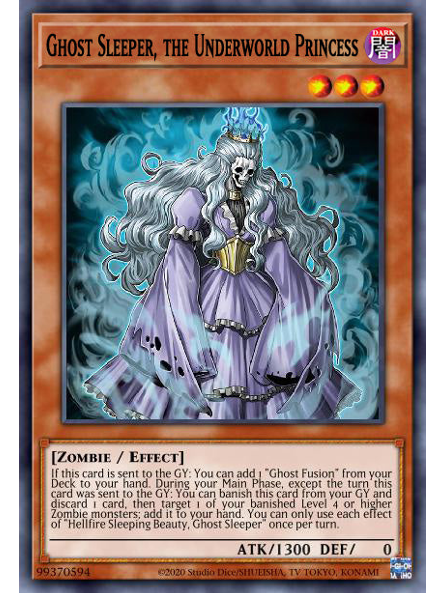 Ghost Sleeper, the Underworld Princess - BLMR-EN024 - Ultra Rare 1st Edition 1