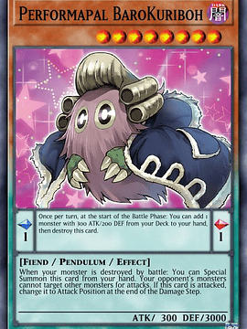 Performapal Barokuriboh - BLMR-EN030 - Ultra Rare 1st Edition