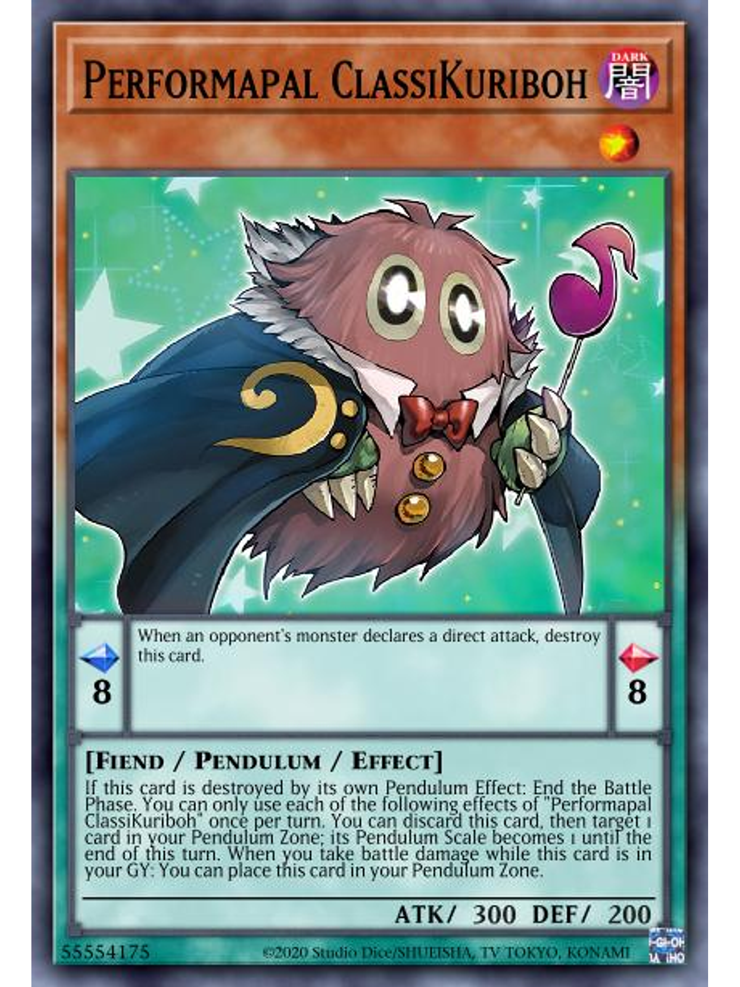 Performapal Classikuriboh - BLMR-EN031 - Ultra Rare 1st Edition 1