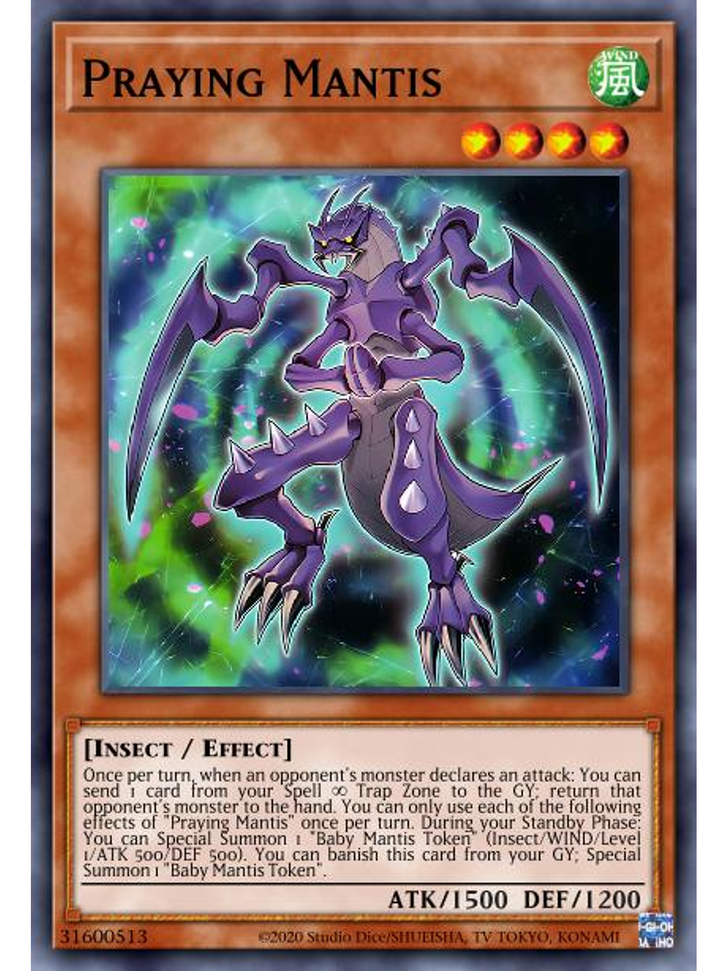 Praying Mantis - BLMR-EN033 - Ultra Rare 1st Edition 1