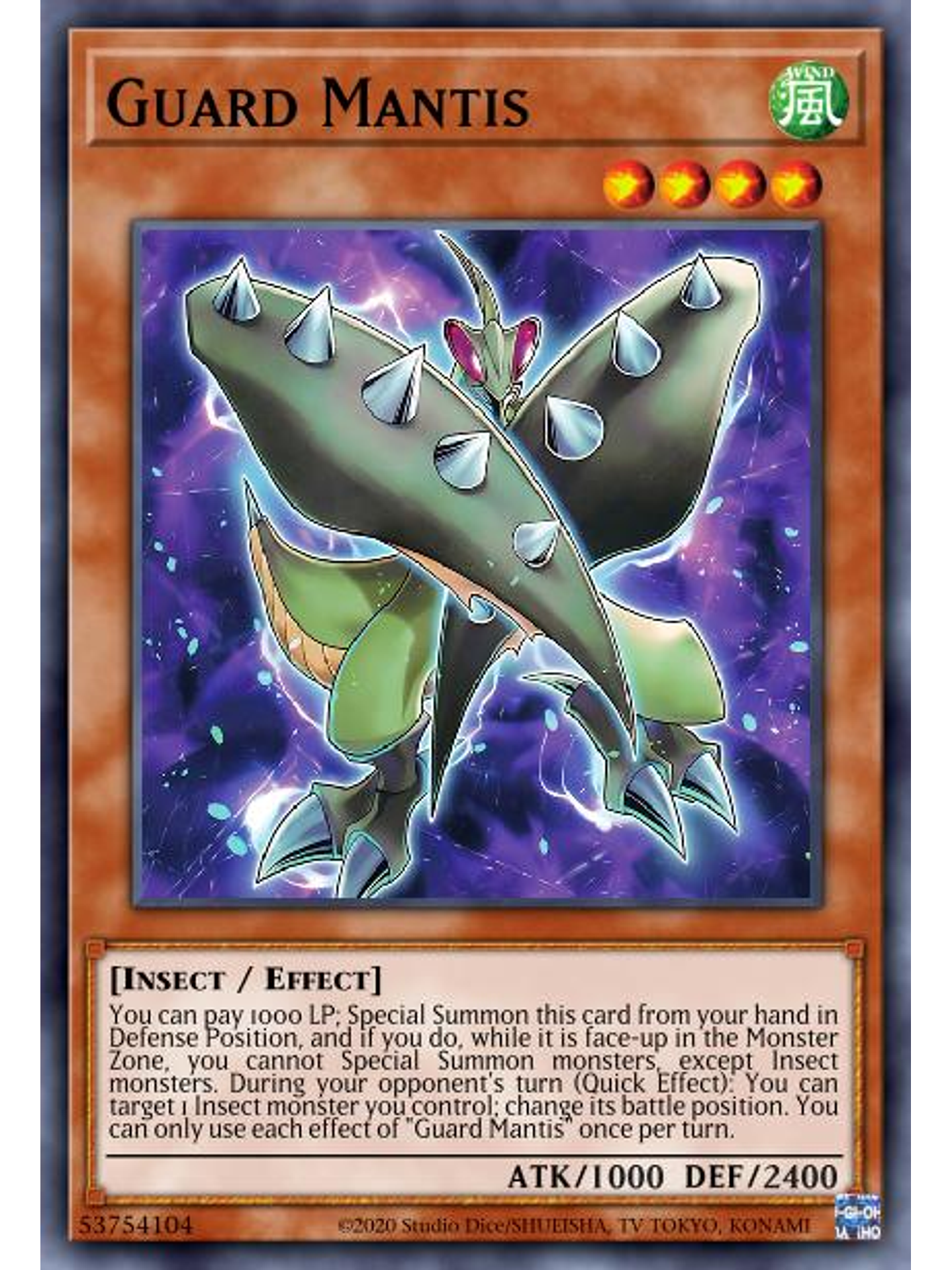 Guard Mantis - BLMR-EN034 - Ultra Rare 1st Edition 1