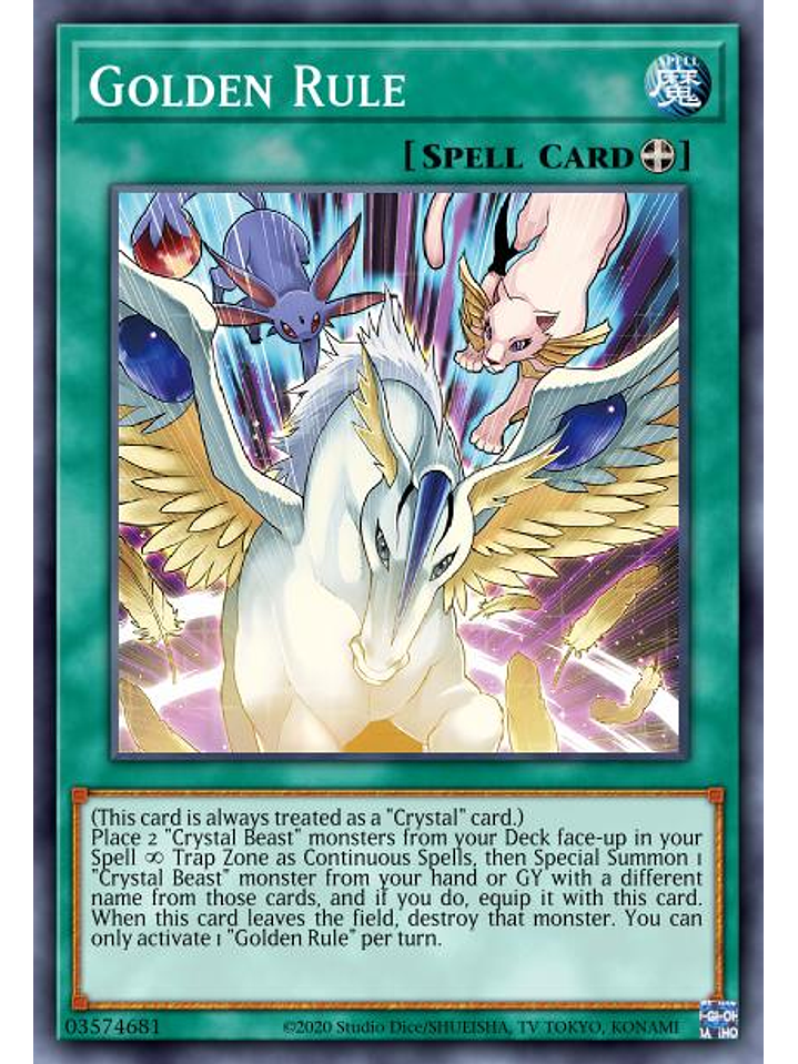 Golden Rule - BLMR-EN035 - Secret Rare 1st Edition 1