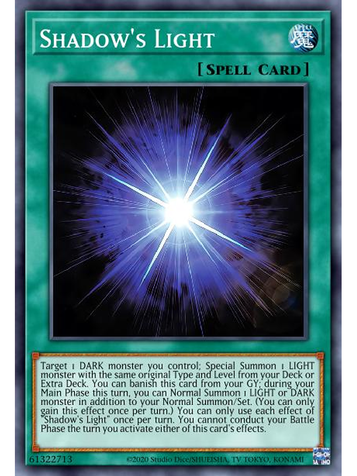 Shadow's Light - BLMR-EN037 - Secret Rare 1st Edition 1
