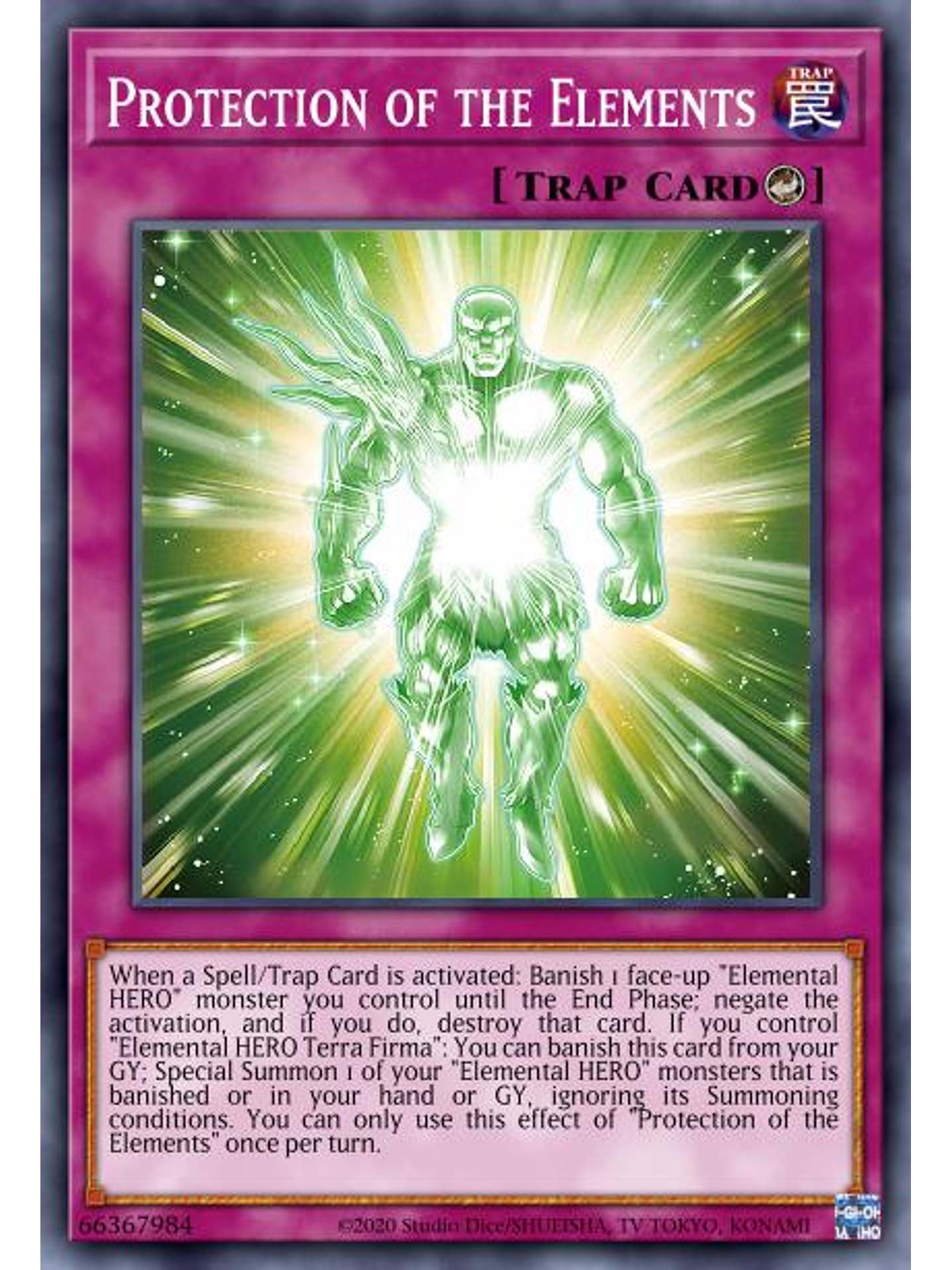 Protection of the Elements - BLMR-EN038 - Ultra Rare 1st Edition 1