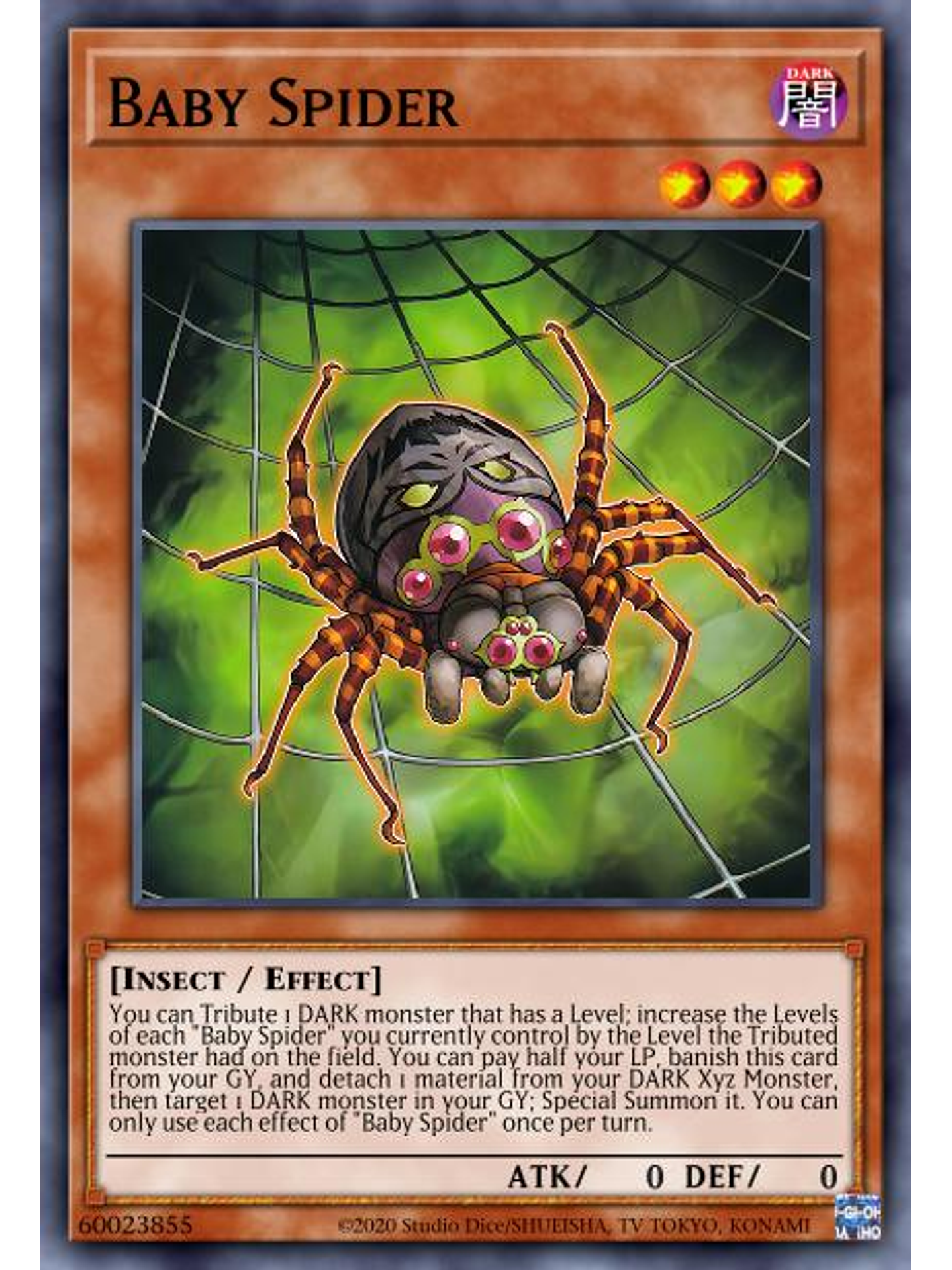 Baby Spider - BLMR-EN045 - Ultra Rare 1st Edition 1