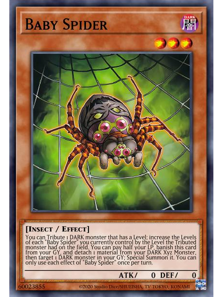 Baby Spider - BLMR-EN045 - Ultra Rare 1st Edition 1