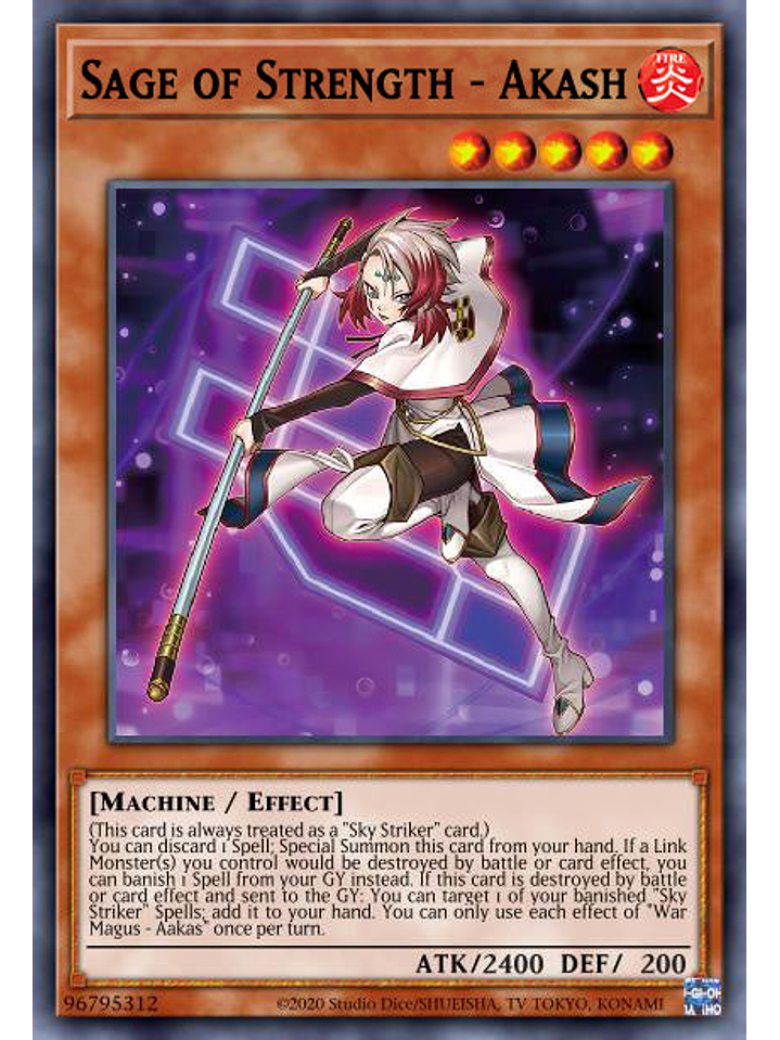 Sage of Strength - Akash - BLMR-EN049 - Ultra Rare 1st Edition 1