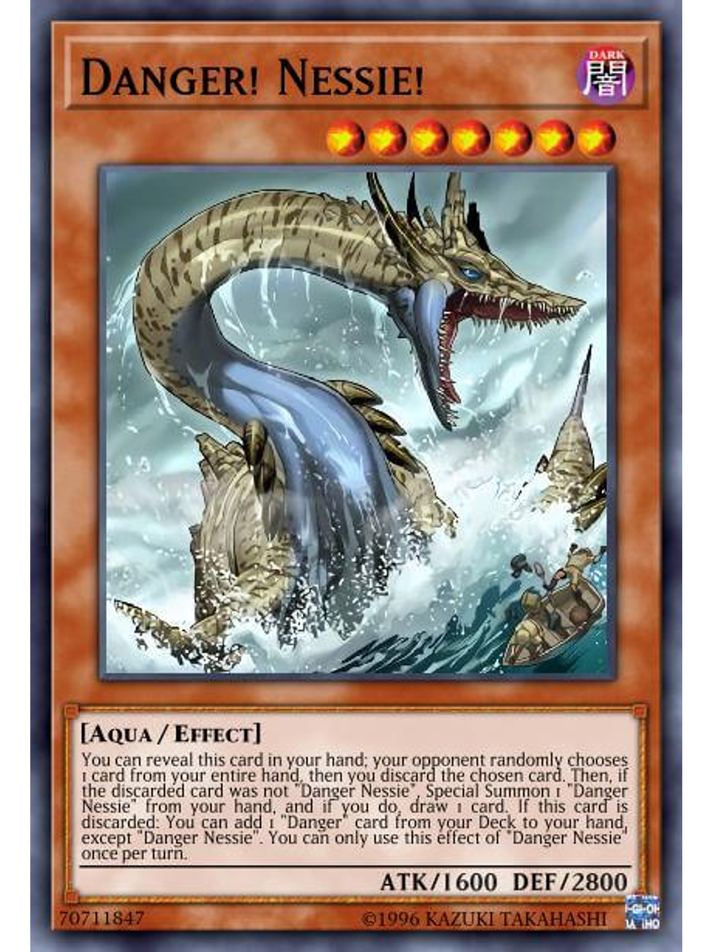 Danger! Nessie! - BLMR-EN059 - Secret Rare 1st Edition 1