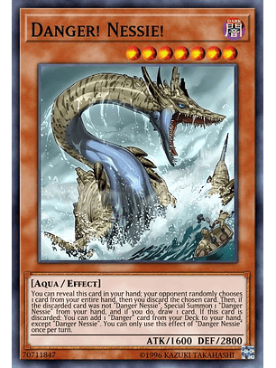 Danger! Nessie! - BLMR-EN059 - Secret Rare 1st Edition