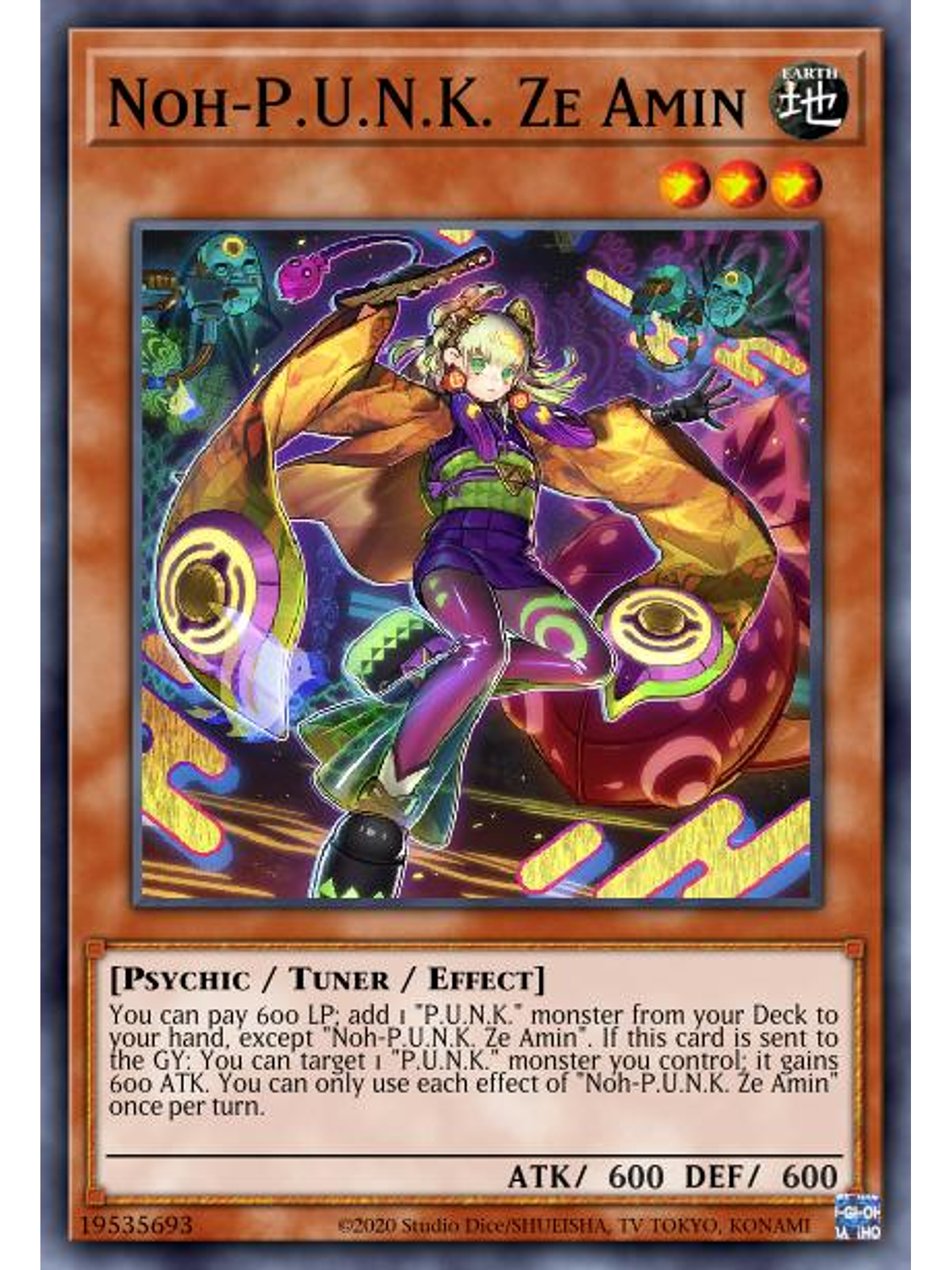 Noh-P.U.N.K. Ze Amin - BLMR-EN062 - Ultra Rare 1st Edition 1