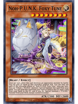 Noh-P.U.N.K. Foxy Tune - BLMR-EN063 - Secret Rare 1st Edition