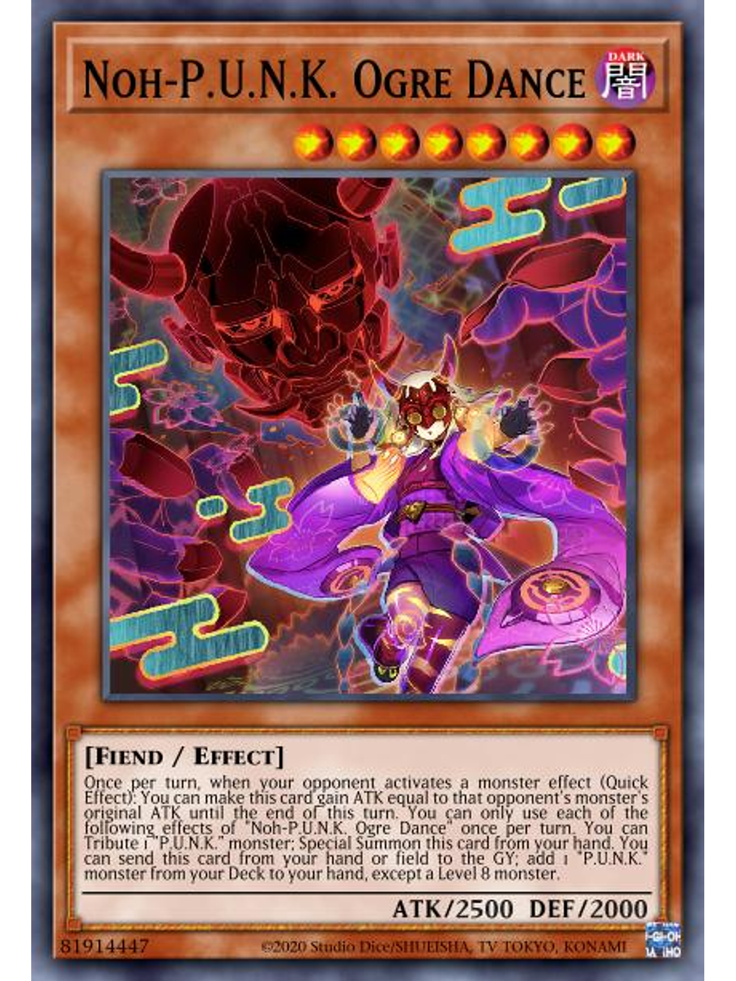 Noh-P.U.N.K. Ogre Dance - BLMR-EN064 - Secret Rare 1st Edition 1