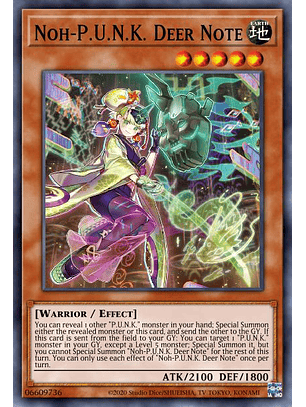 Noh-P.U.N.K. Deer Note - BLMR-EN066 - Ultra Rare 1st Edition