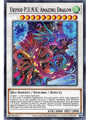 Ukiyoe-P.U.N.K. Amazing Dragon - BLMR-EN075 - Secret Rare 1st Edition