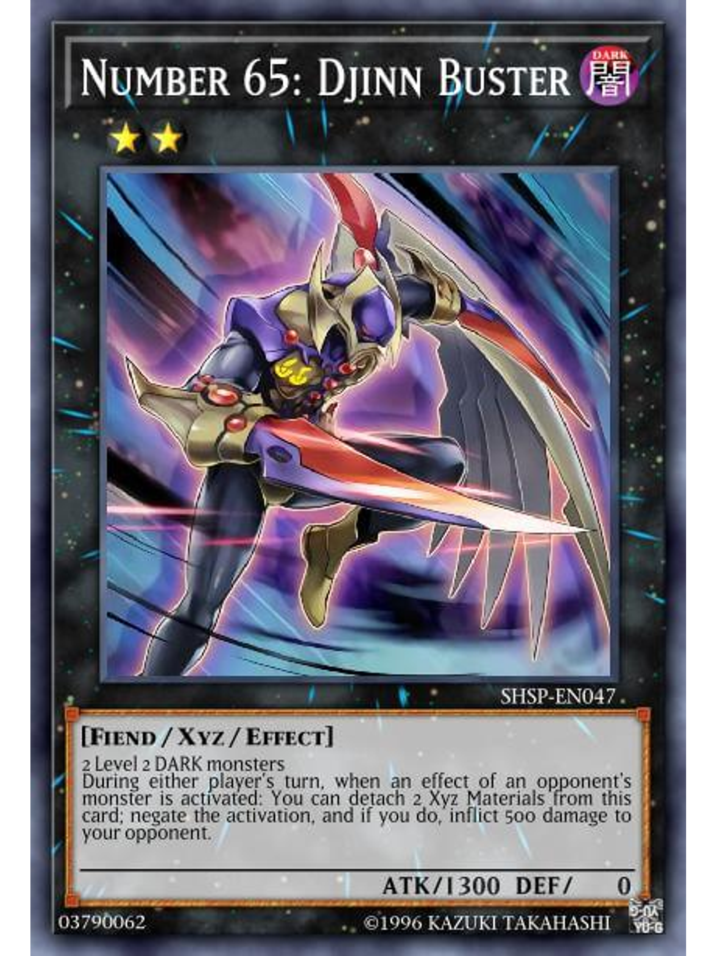 Number 65: Djinn Buster - BLMR-EN079 - Ultra Rare 1st Edition 1