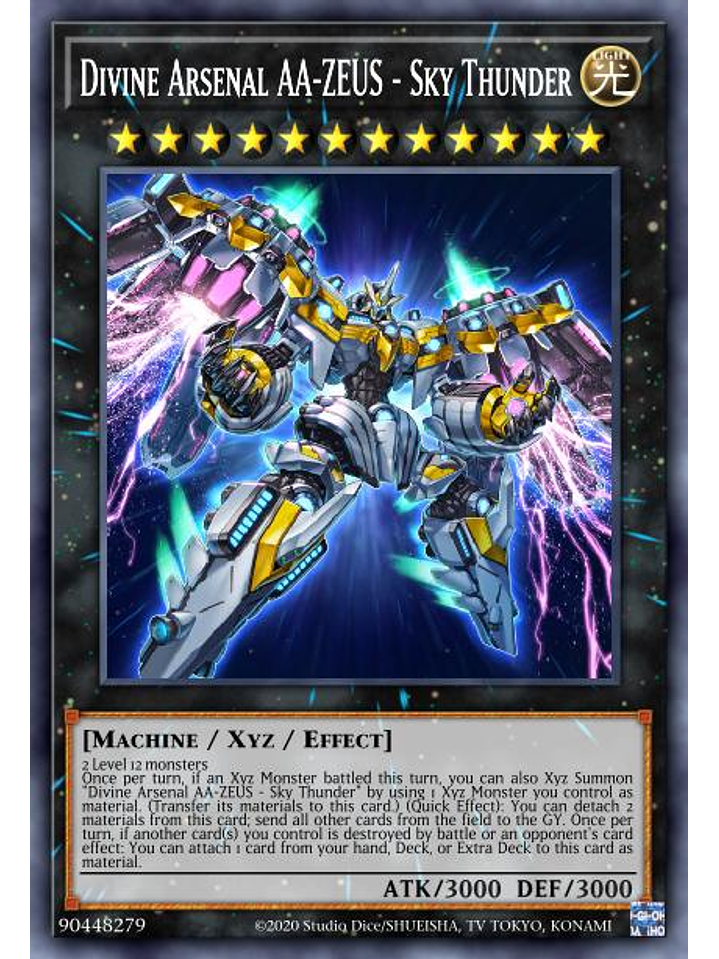 Divine Arsenal AA-ZEUS - Sky Thunder - BLMR-EN084 - Secret Rare 1st Edition 1
