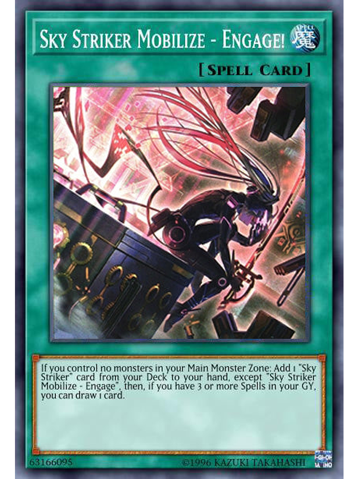 Sky Striker Mobilize - Engage! - BLMR-EN091 - Secret Rare 1st Edition 1