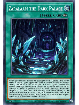 Zaralaam the Dark Palace - BLMR-EN096 - Ultra Rare 1st Edition