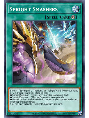 Spright Smashers - BLMR-EN098 - Ultra Rare 1st Edition