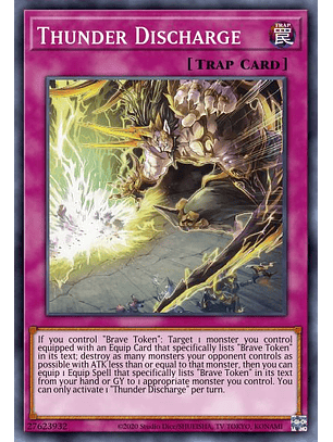 Thunder Discharge - BLMR-EN101 - Ultra Rare 1st Edition