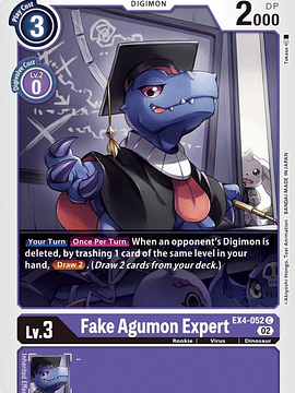 EX4-052 C Fake Agumon Expert