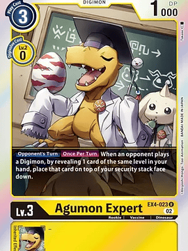 EX4-023 R Agumon Expert
