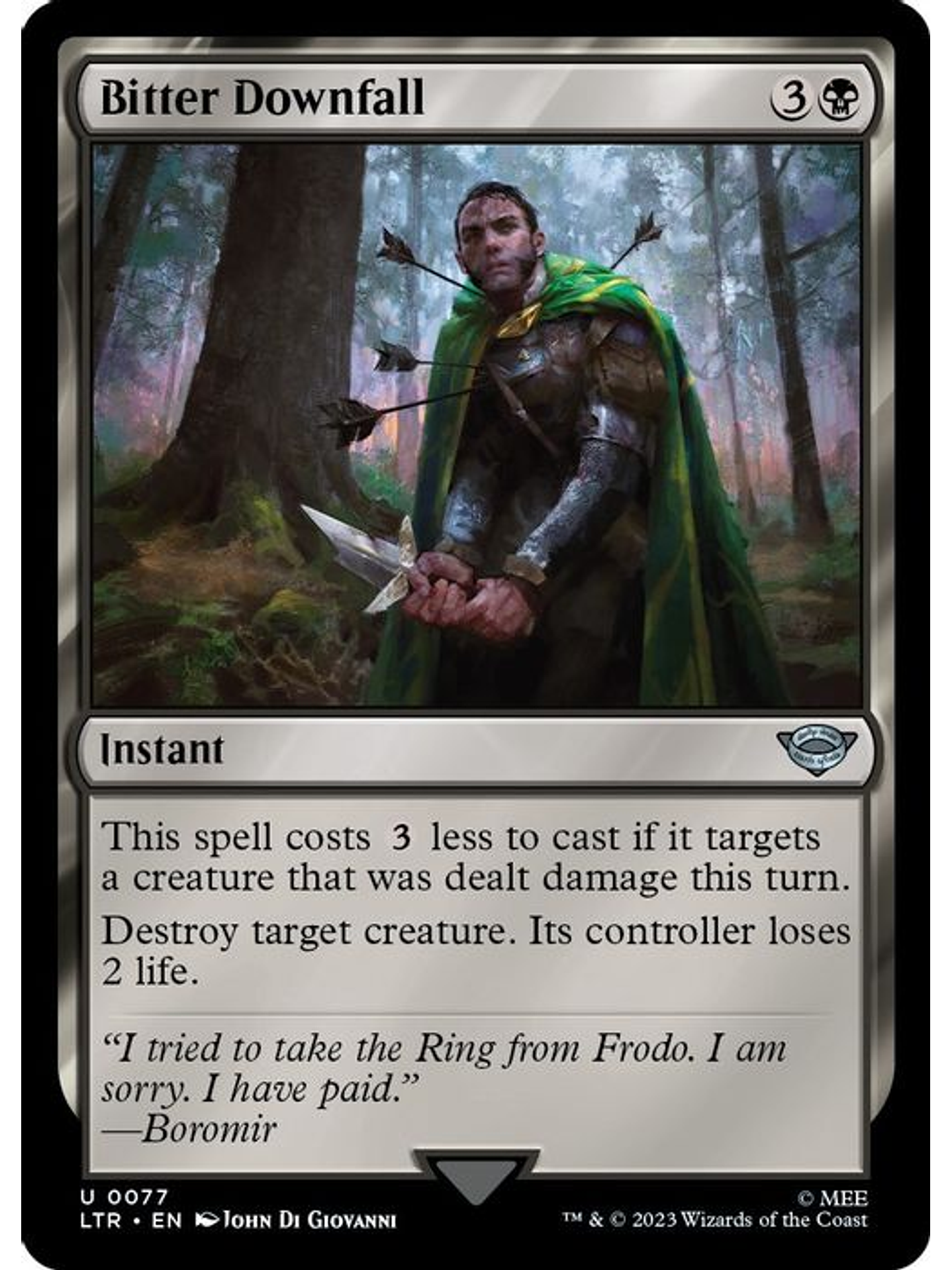 LTR-0077 U Bitter Downfall 1